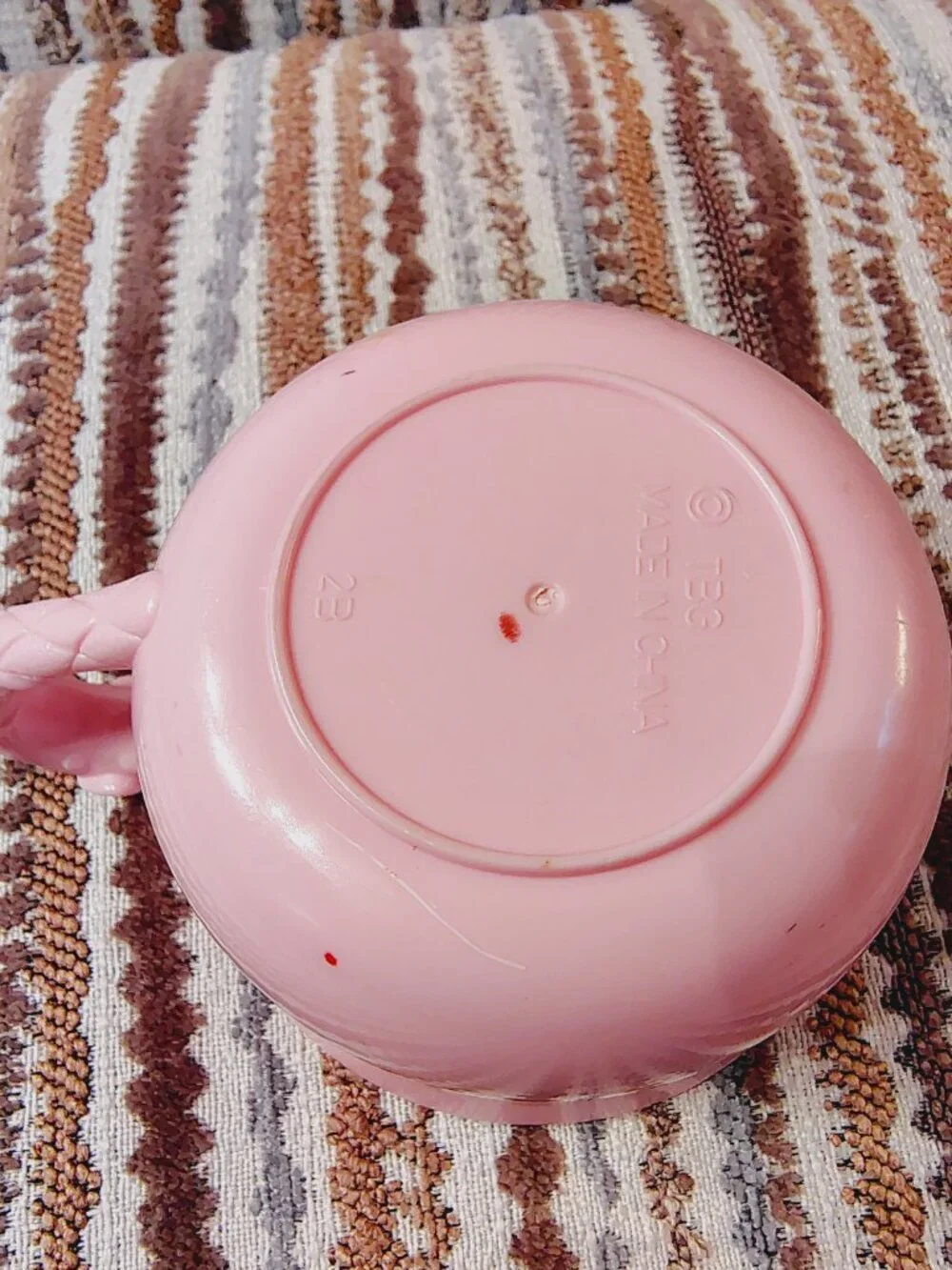 Tomy Tea Bunnies Carrot Cake Bakery Cup ONLY Pink Plastic